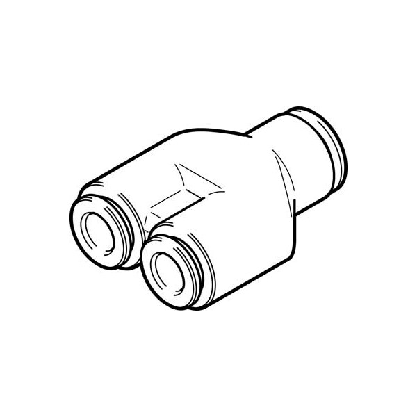 Festo Push-In Y-Connector NPQH-Y-Q6-Q4-P10 NPQH-Y-Q6-Q4-P10 - main